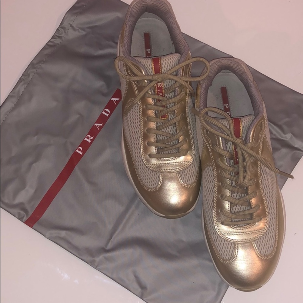 Prada Sneaker - Gold - Woman’s